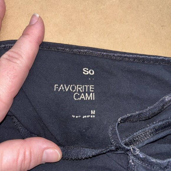 Black SO Favorite Cami Size Medium - Picture 5 of 7